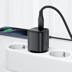 Acefast A119 GaN PD 45W USB-C Wall Charger - juodos spalvos - Image 8