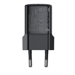 Acefast A117 GaN PD 20W USB-C Wall Charger - juodos spalvos - Image 3