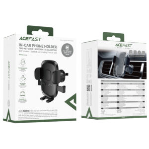 Acefast D56 Car Air Vent Clamp Mount - juodos spalvos - Image 7
