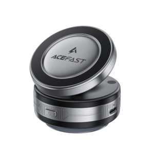 Acefast E29 Magnetic Holder with Wireless Charger with Suction Cup for Dashboard/Windshield - juodos spalvos