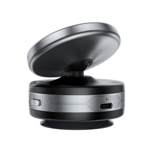 Acefast E29 Magnetic Holder with Wireless Charger with Suction Cup for Dashboard/Windshield - juodos spalvos - Image 3