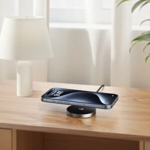 Acefast E24 Qi2 15W Magnetic Inductive Charger with 1.2m USB-C Cable - juodos spalvos - Image 6
