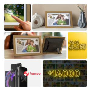 Wozinsky WRC-32 10.1" Digital Photo Frame with Frameo 32GB App - Light rudos spalvos - Image 5
