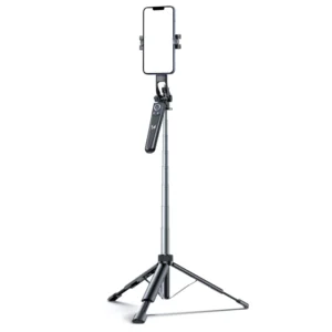 Selfie stick Wozinsky WC1Y70S telescopic tripod 1.7m with phone holder - juodos spalvos - Image 3