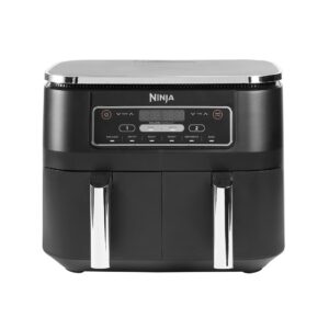 Ninja AF300 Dvigubas 7,6 L Autonominės 2470 W Karšto oro gruzdintuvė Juoda