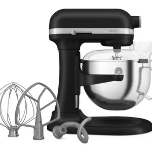 KitchenAid 5KSM60SPXEBM Pastatomas plaktuvas 375 W Juoda, Pilka, Nerūdijančiojo plieno - Image 2