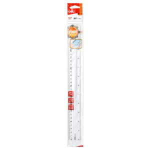 Liniuotė DELI 30cm skaidri - Image 3