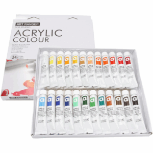 Akriliniai dažai „Art Rangers“ 24 spalvos 12 ml tūbelėje