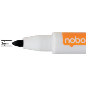 Žymekliai baltai lentai Nobo Mini rinkinys su trintuku, 6 spalvos - Image 4