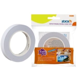 Dvipusė lipni juosta StickN, 12mm x 12m, blisteryje