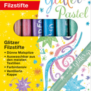Flomasteriai EberhardFaber, blizgūs, pasteliniai,8 spalvų
