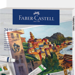 Aliejiniai dažai Faber-Castell, 24 spalvų, 9ml