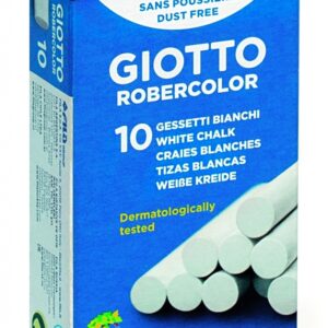 Kreida Fila Giotto Robercolor, apvali, 10vnt., baltos spalvos
