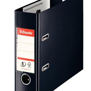 Segtuvas Esselte No.1 Power Vivida PP Kabinet, A5 (prailgintas), 75mm, juodos spalvos