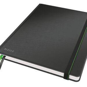 Sąsiuvinis Leitz Complete, iPad dydžio, 80 lapų langeliais, juodos spalvos