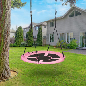 Sodo sūpynės, 100 cm, rožinės ECOTOYS - Image 2
