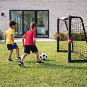 Futbolo vartai su tinklu 180x120x60 cm, MOVEPRO - Image 2