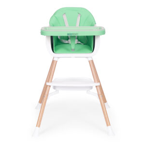 Vaikiška maitinimo kėdutė 2-in-1, žalia, ECOTOYS - Image 2
