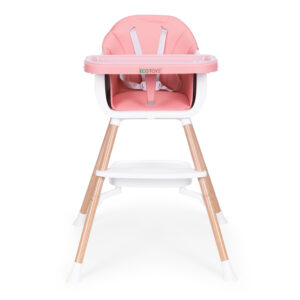 Vaikiška maitinimo kėdutė 2-in-1, rožinė, ECOTOYS - Image 2