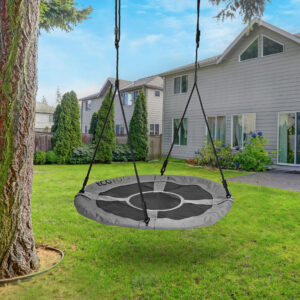 Sodo sūpynės, 100 cm, pilkos ECOTOYS - Image 2