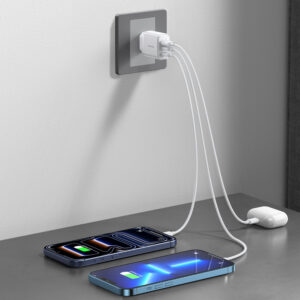 Joyroom JR-TG6 GaN 30W Wall Charger - baltos spalvos - Image 8