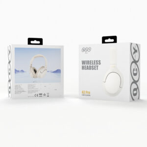 QCY H2 Pro ENC Bluetooth 5.3 Over-Ear ausinės - baltos spalvos - Image 4