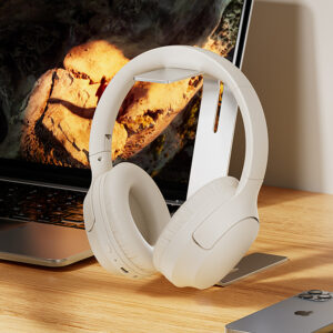 QCY H2 Pro ENC Bluetooth 5.3 Over-Ear ausinės - baltos spalvos - Image 8