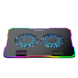 Wozinsky WDCX-A26 NitroCool RGB Gaming Laptop Cooling Pad - juodos spalvos - Image 2