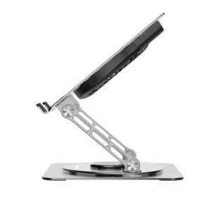 Wozinsky WDCX-X16-AS CoolBase RGB 360° cooling stand for laptop and tablet - silver - Image 4