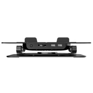 Wozinsky WDCX-X16-AS CoolBase RGB 360° Cooling Stand for Laptop and Tablet - juodos spalvos - Image 2
