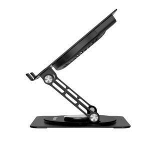 Wozinsky WDCX-X16-AS CoolBase RGB 360° Cooling Stand for Laptop and Tablet - juodos spalvos - Image 4