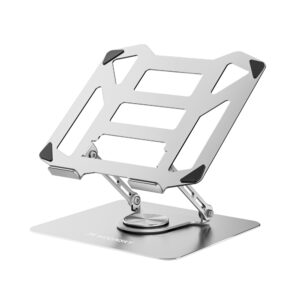 Wozinsky WDCX-X19-AB HardStand 360° Rotation Laptop and Tablet Stand - sidabro spalvos