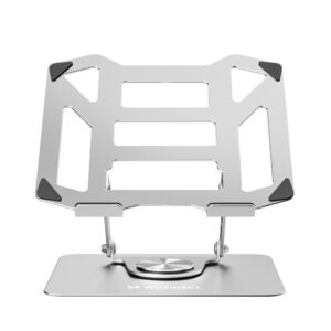 Wozinsky WDCX-X19-AB HardStand 360° Rotation Laptop and Tablet Stand - sidabro spalvos - Image 4
