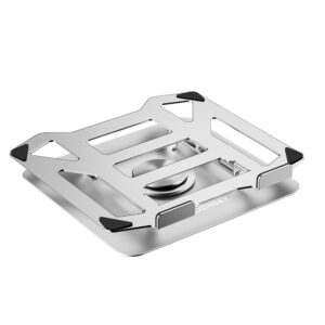 Wozinsky WDCX-X19-AB HardStand 360° Rotation Laptop and Tablet Stand - sidabro spalvos - Image 5