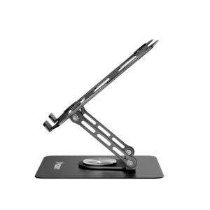 Wozinsky WDCX-X19-AB HardStand 360° Rotation Laptop and Tablet Stand - juodos spalvos - Image 2