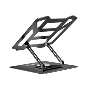 Wozinsky WDCX-X19-AB HardStand 360° Rotation Laptop and Tablet Stand - juodos spalvos - Image 3