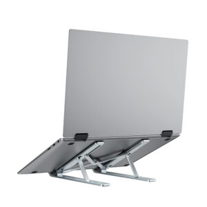 Wozinsky WDCX-X8S Foldable Adjustable Laptop Stand - sidabro spalvos - Image 4