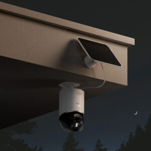 Kamera zewnętrzna Dreame Navo Elite 1 Outcam 360° z panelem solarnym - baltos spalvos - Image 4