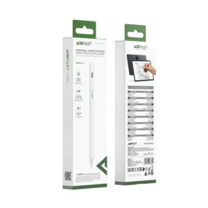 Acefast V1 Universal Capacitive Stylus with 2 Interchangeable Tips - baltos spalvos - Image 6