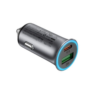 Acefast B16 95W USB-A + USB-C automobilinis įkroviklis - pilkos spalvos - Image 2