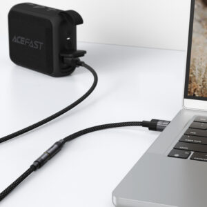 Acefast J13 USB-A to 3.5mm mini jack adapter - juodos spalvos - Image 6
