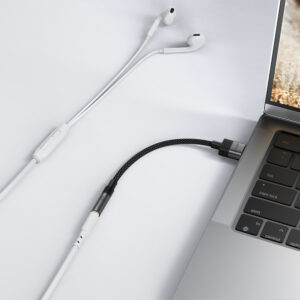 Acefast J13 USB-A to 3.5mm mini jack adapter - juodos spalvos - Image 7