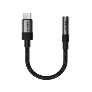 Acefast J12 USB-C to 3.5mm mini jack adapter - juodos spalvos - Image 2