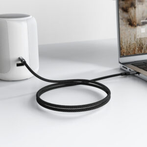 Acefast J11 USB-C to 3.5mm mini jack cable 1m - juodos spalvos - Image 6