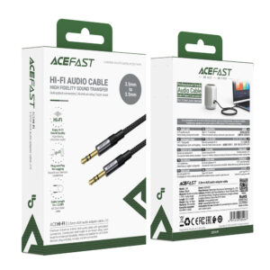 Acefast J10 AUX cable mini jack 3.5mm 1m - juodos spalvos - Image 5