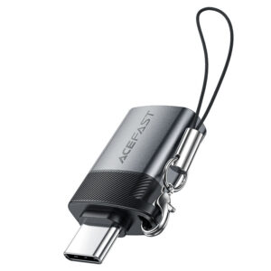 Acefast J7 USB-A - USB-C Adapter - pilkos spalvos - Image 2