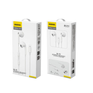 Dudao X14PROL-W1 Lightning In-Ear ausinės - baltos spalvos - Image 4
