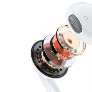 Dudao X14PROL-W1 Lightning In-Ear ausinės - baltos spalvos - Image 5