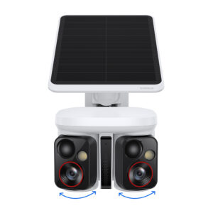 Baseus Security X1 Pro Dual Camera 3K Outdoor Camera - baltos spalvos - Image 2