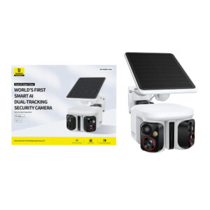 Baseus Security X1 Pro Dual Camera 3K Outdoor Camera - baltos spalvos - Image 7